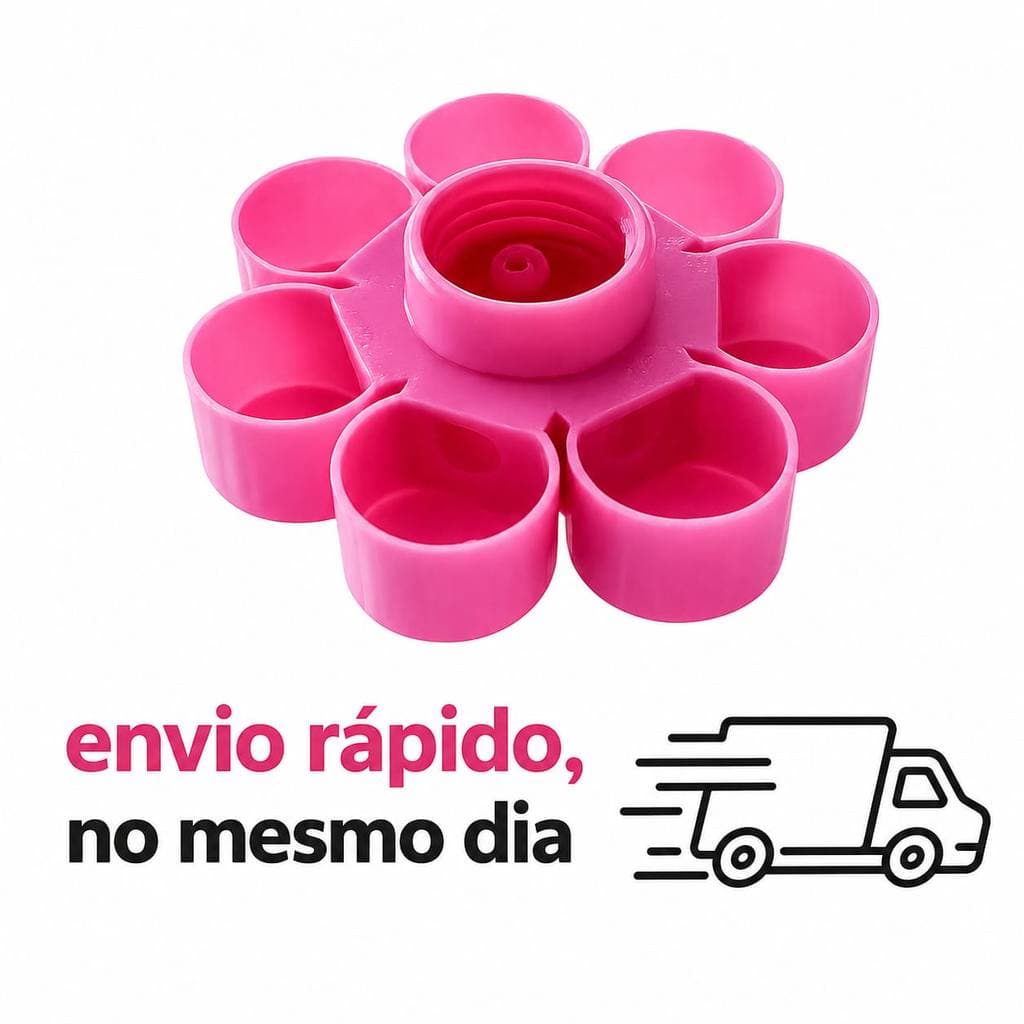 Bebedouro de agua automático para aves pintinhos e codornas P/ garrafa PET com 9cm