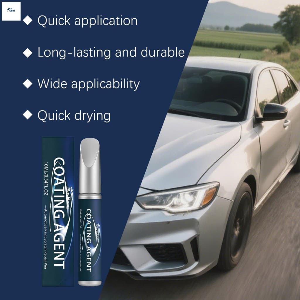 Caneta De Reparo De Arranhões De Carro De Cabeça Dupla Pintura De Retoque Automotivo Com Escova De Polimento Para Amorte