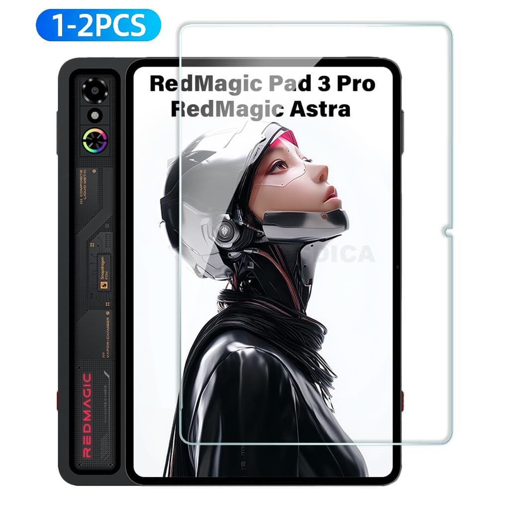 1-2 Unidades Para ZTE Axon Pad nubia Pro Tablet Protetor De Tela Filme De Vidro RedMagic Nova Astra 2 Anti-Reflexo HD Te