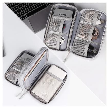 Necessaire Organizadora Bolsa Portátil Celular Cabos Fios Armazenamento