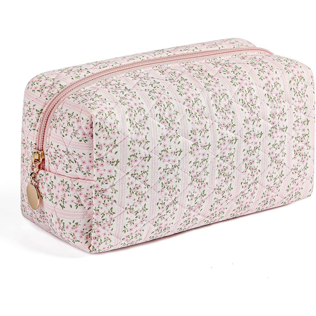 Bolsa de Maquiagem para Viagem, Nécessaire de Cosméticos para Mulheres e Meninas, Bolsa de Maquiagem com Zíper, Organiza