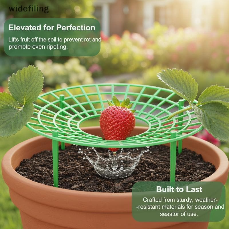 Suporte Elevado Para Plantas De Morango Com Pernas , Plástico Seguro Alimentos , Redondo , Cultivo Ra Casa , Varanda , P