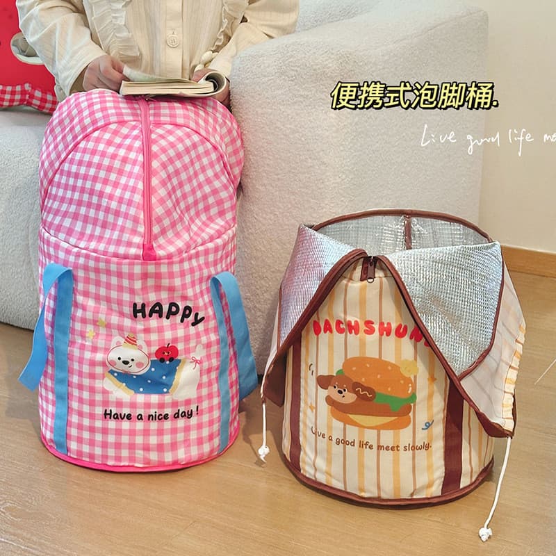 Banheira para pés dobrável, bolsa de banho para pés, doméstica, elevada, saúde, banheira para pés, dormitório, viagem, p