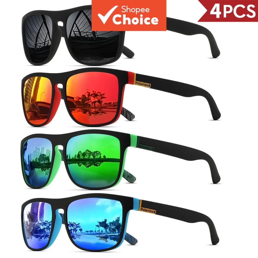 Óculos De Sol Clássicos Square1Sports , Estrutura Leve UV400 Para PC Presente De Feriado Ao Ar Livre