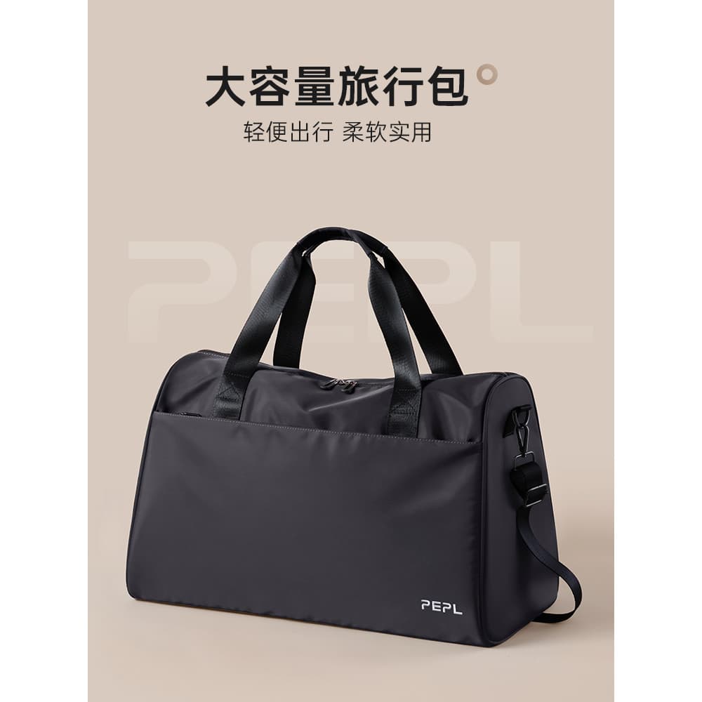 Bolsa de viagem portátil masculina, grande capacidade, curta distância, bagagem, leve, viagem, embarque, feminina, bolsa