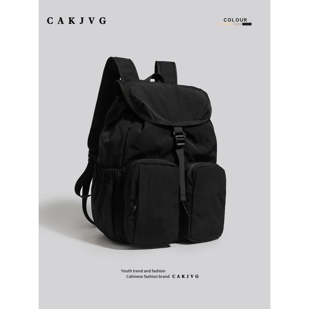 CAKJVG Mochila Estilo Simples Masculino Feminino Estudante Leve Grande Capacidade Multifuncional Mochila de Viagem Ao Ar
