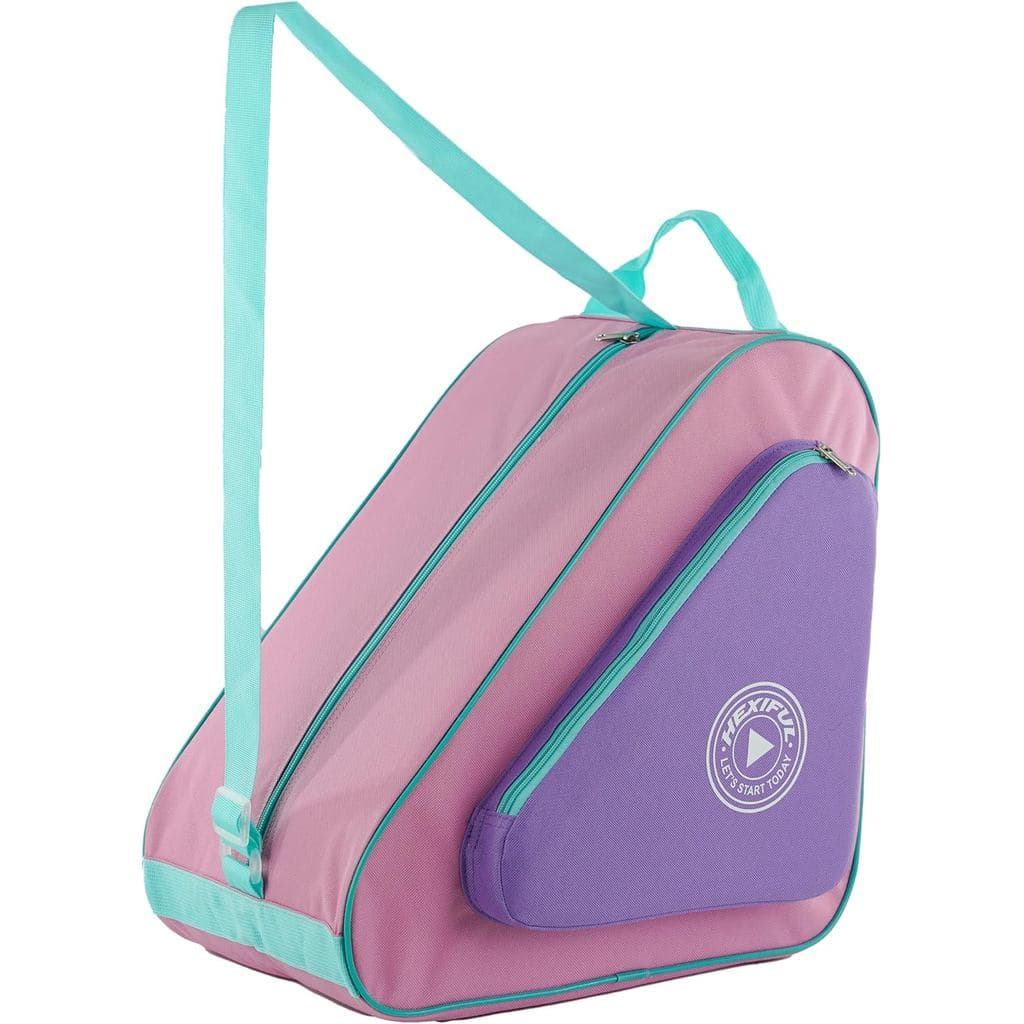 A bolsa para patins HEXIFUL é adequada para patins de gelo, patins em linha e quad - para crianças e adultos.