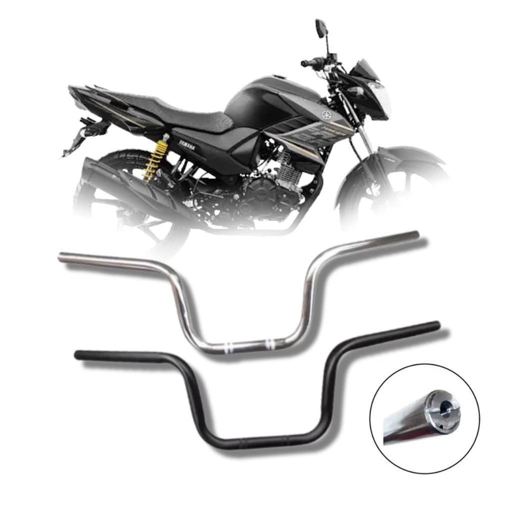 Guidão Fazer 150 Com Rosca E Peso INTERNO 2016 a 2023 Modelo Original Pro Tork
