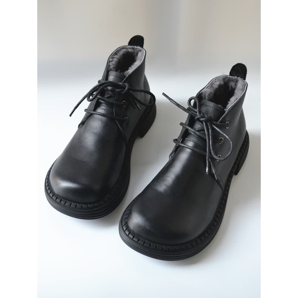 Botas de neve de alta qualidade de pele de lã Real macio feio bonito sapatos femininos All-Match Lolita comércio exterio