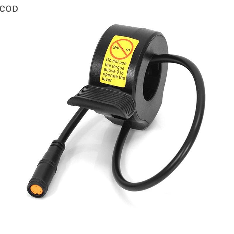 [QYA] 1 Peça 12V-72V Aceleradores 3 Pinos À Prova D'água Controle De Velocidade Dedo Acelerador Bicicleta Elétrica 130X