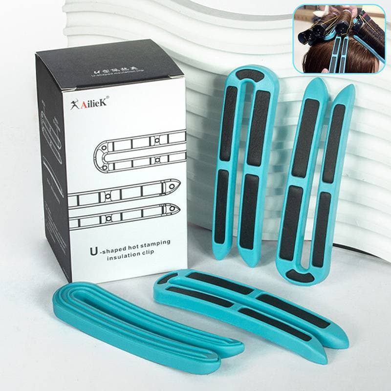 PLUMHOME 12 Pçs Clipes De Isolamento Permanente De Cabelo Em Forma De U Multiuso Forte Segurar Resistência Ao Calor Volu