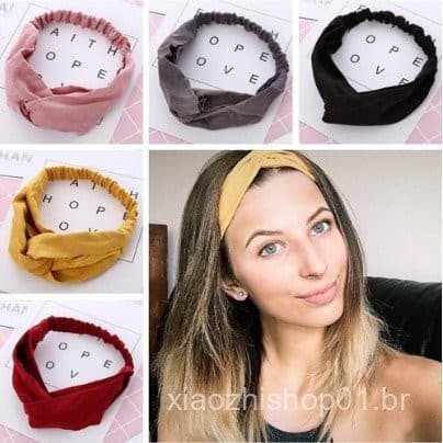 ISABELA Bandana com Nó / Laço para Mulheres