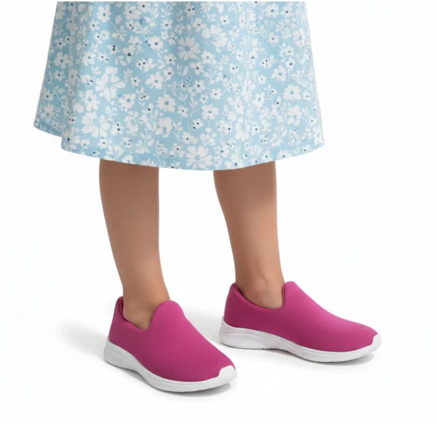 Tenis Calce Fácil Infantil Super Confortável Menina do 22 ao 33 Pink