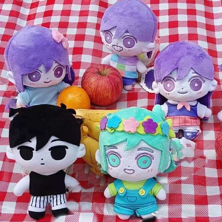 16CM Jogo Omori Boneca De Pelúcia Travesseiro Brinquedo Ensolarado Plushie Brinquedos Bonito Cosplay Adereços Merch Para