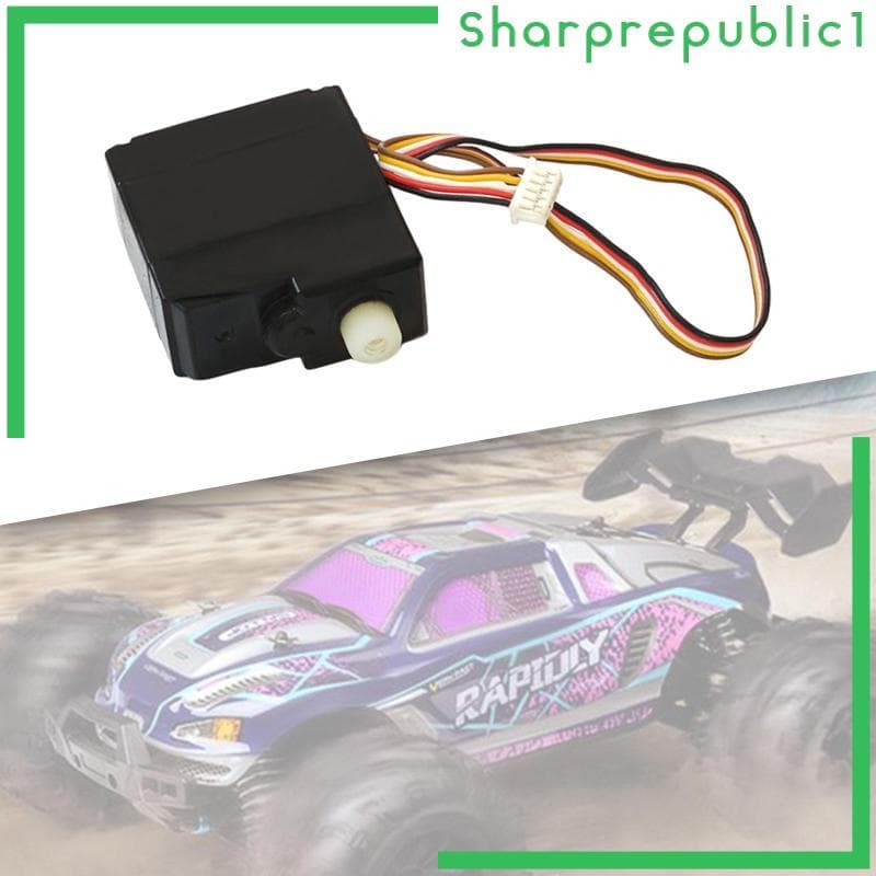 [Sharprepublic1] Servo De Engrenagem De Direção De Carro RC Modificação Em Escala 1 : 16 17G De 5 Fios Para