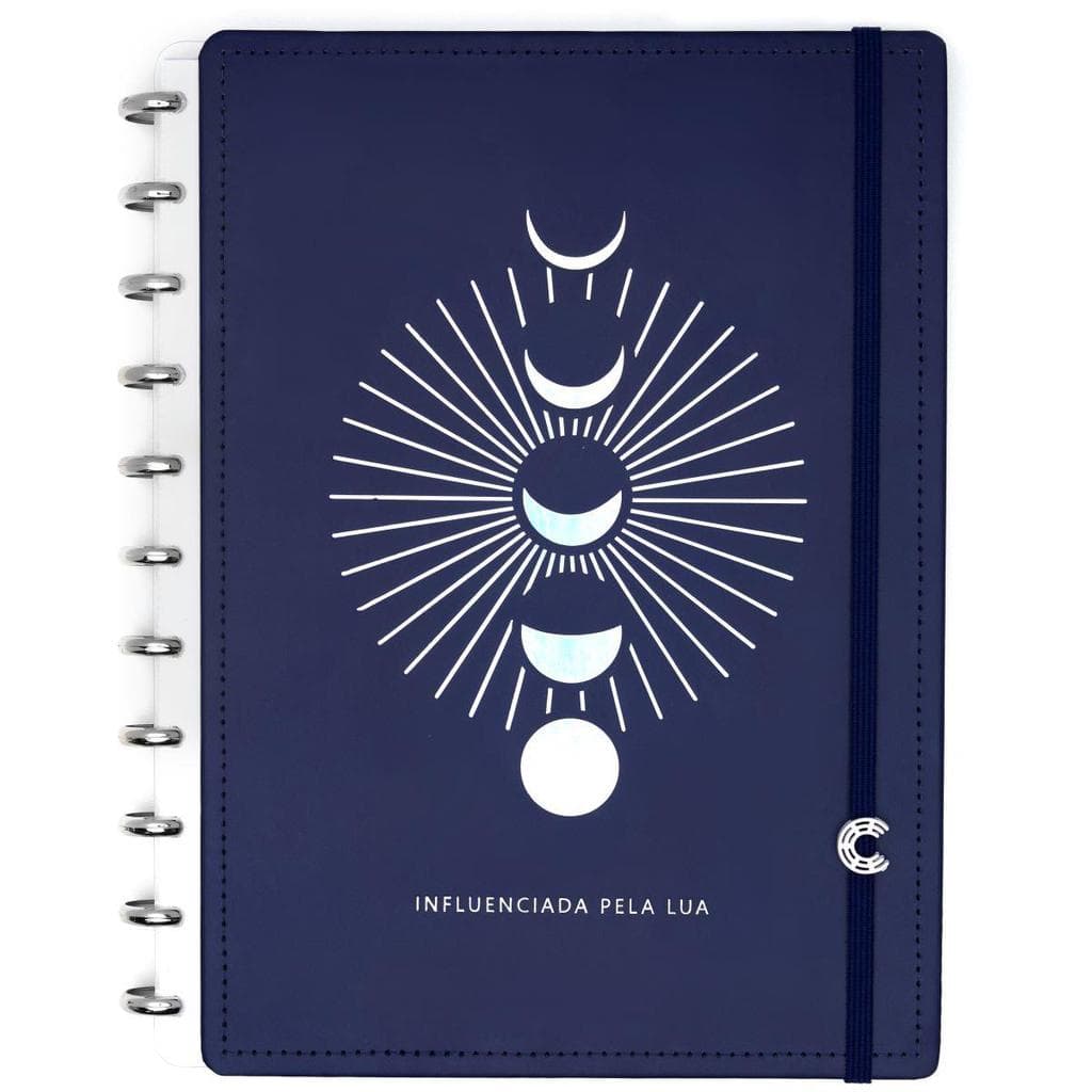 Caderno Inteligente Grande Influênciada Pela Lua 80 fls By m - Caderno Inteligente