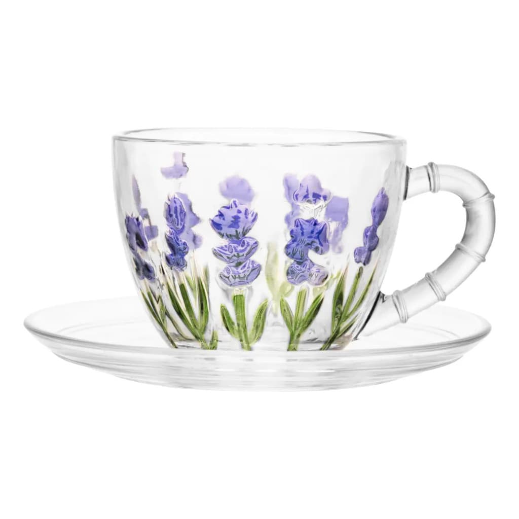 Kit de Xicaras Lavanda Hand Painting