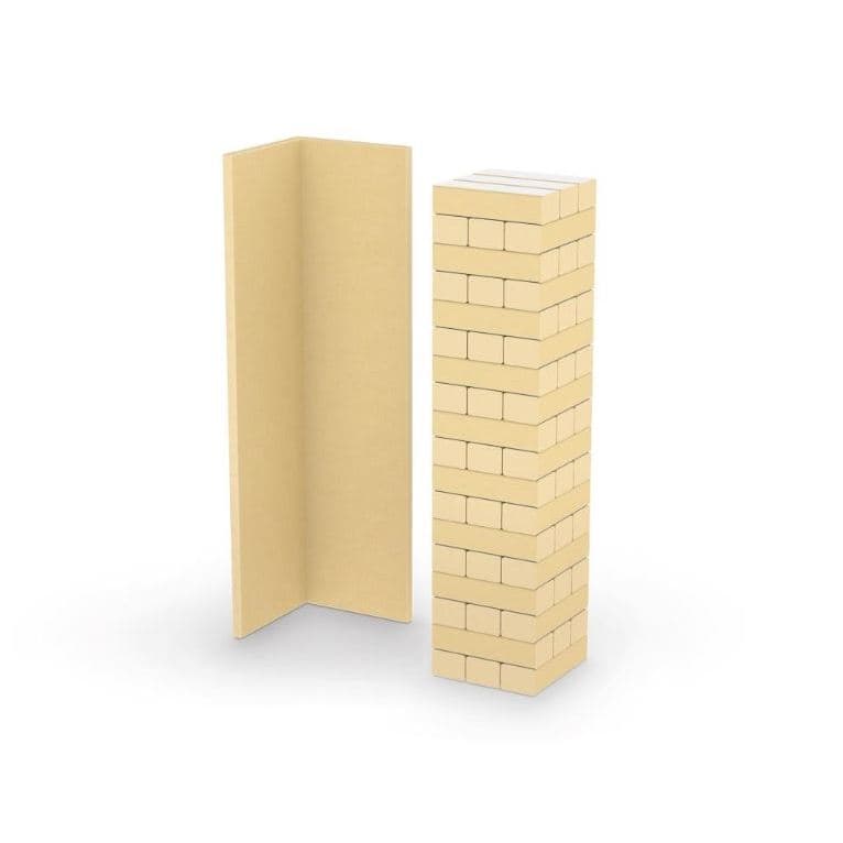 Torre Equilíbrio Clássica 54 Peças MDF Brinquedos Junges