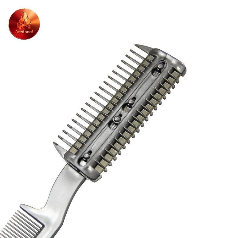 Aredhoot Aparador De Pêlos De Cães De Estimação Pente Corte Com 2 s Aliciamento Navalha Desbaste Cão Gato Pentes Removed