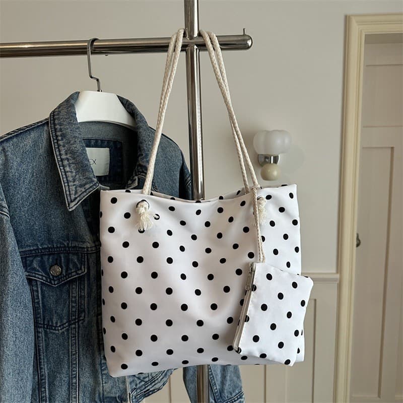 Luz de luxo Original Casual grande capacidade bolinhas estilo preguiçoso moda simples pano de náilon bolinhas literária