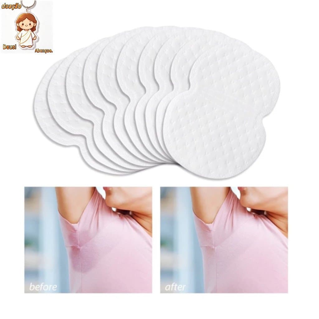 Kit Absorvente Axila Absorventes Suor Protetor Anti Suor E Garantindo Frescor No verão