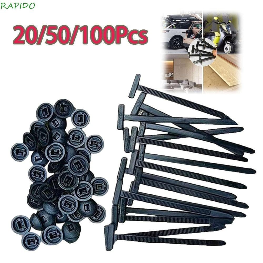 Abraçadeiras de nylon universais, pacote com 20/50/100 peças, abraçadeiras auto-travantes, resistentes ao desgaste e dur