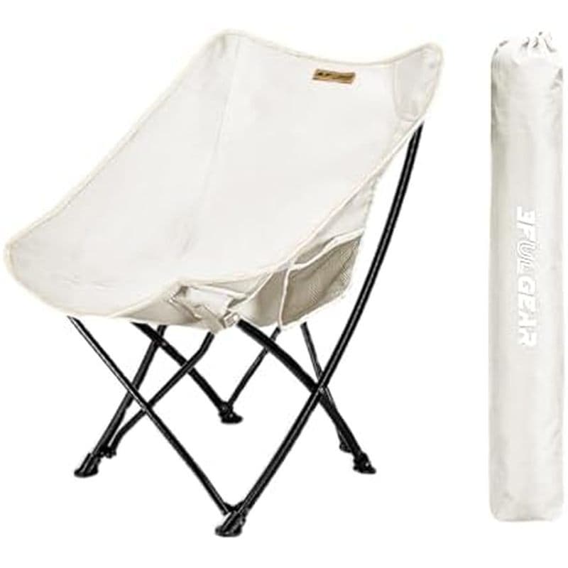 Cadeira De Acampamento Portátil Para Adultos , Cadeiras Dobráveis Ao Ar Livre Suporte De 300LBS Com Bolso Lateral Assent