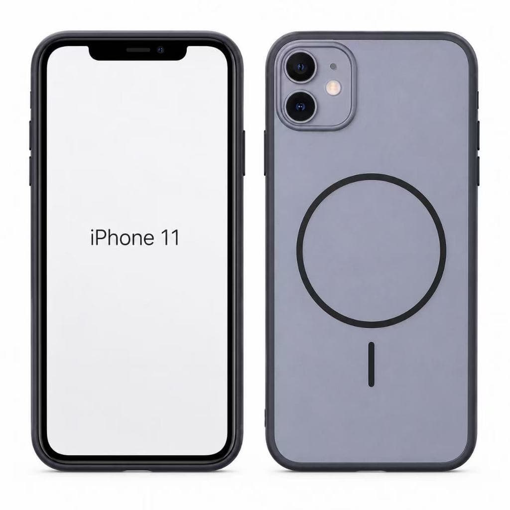 Kit Capa Capinha Anti-Impacto Premium Fosca + Película Cerâmica para iphone 11