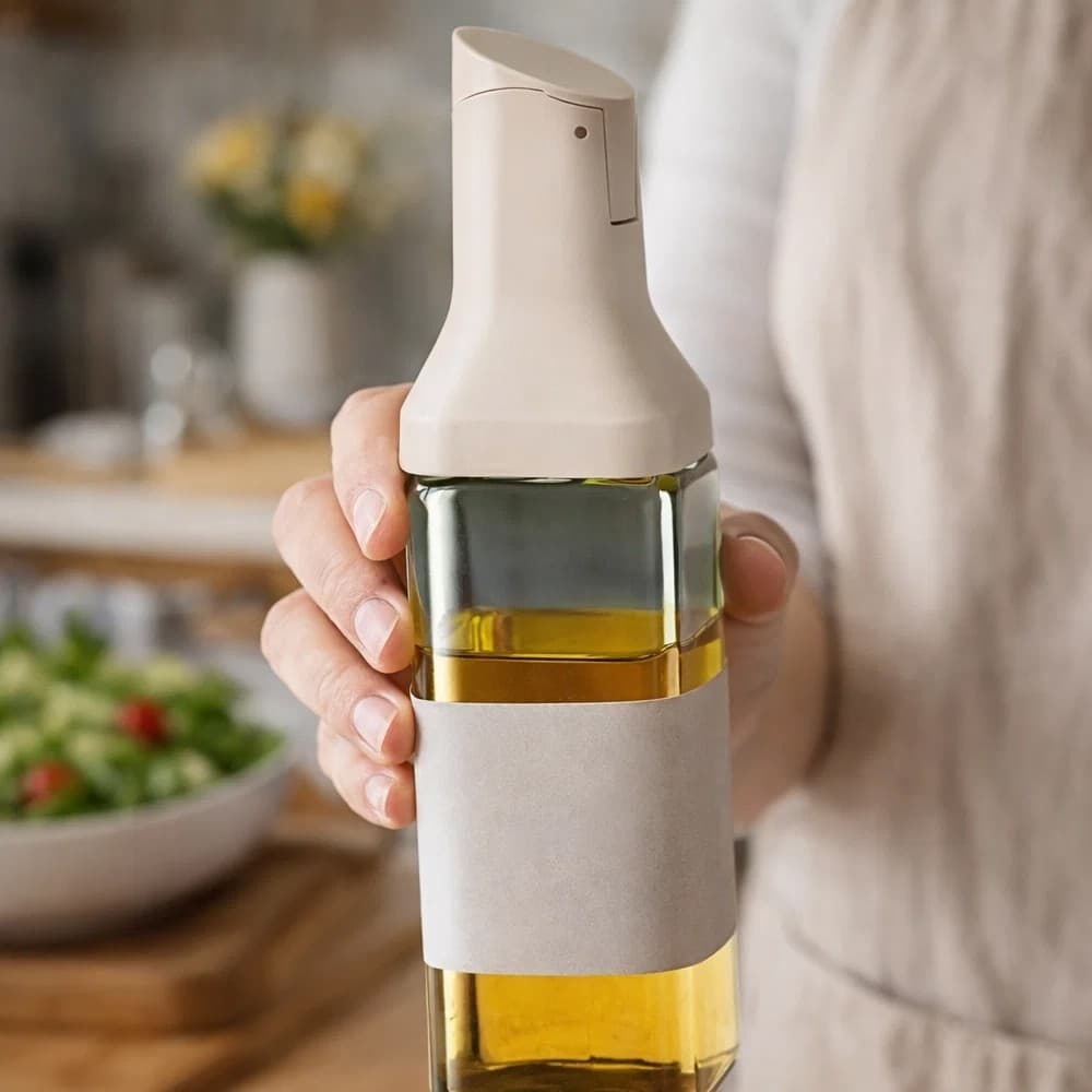 Galheteiro Vidro Recipiente Azeite Vinagre Oleo Tempera Salada Bico Dosador Conserva Cozinha Gourmet