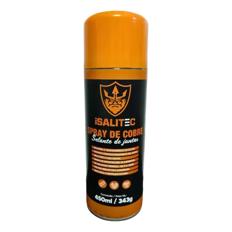 Spray De Cobre Para Juntas De Motor Isalitec 450ml