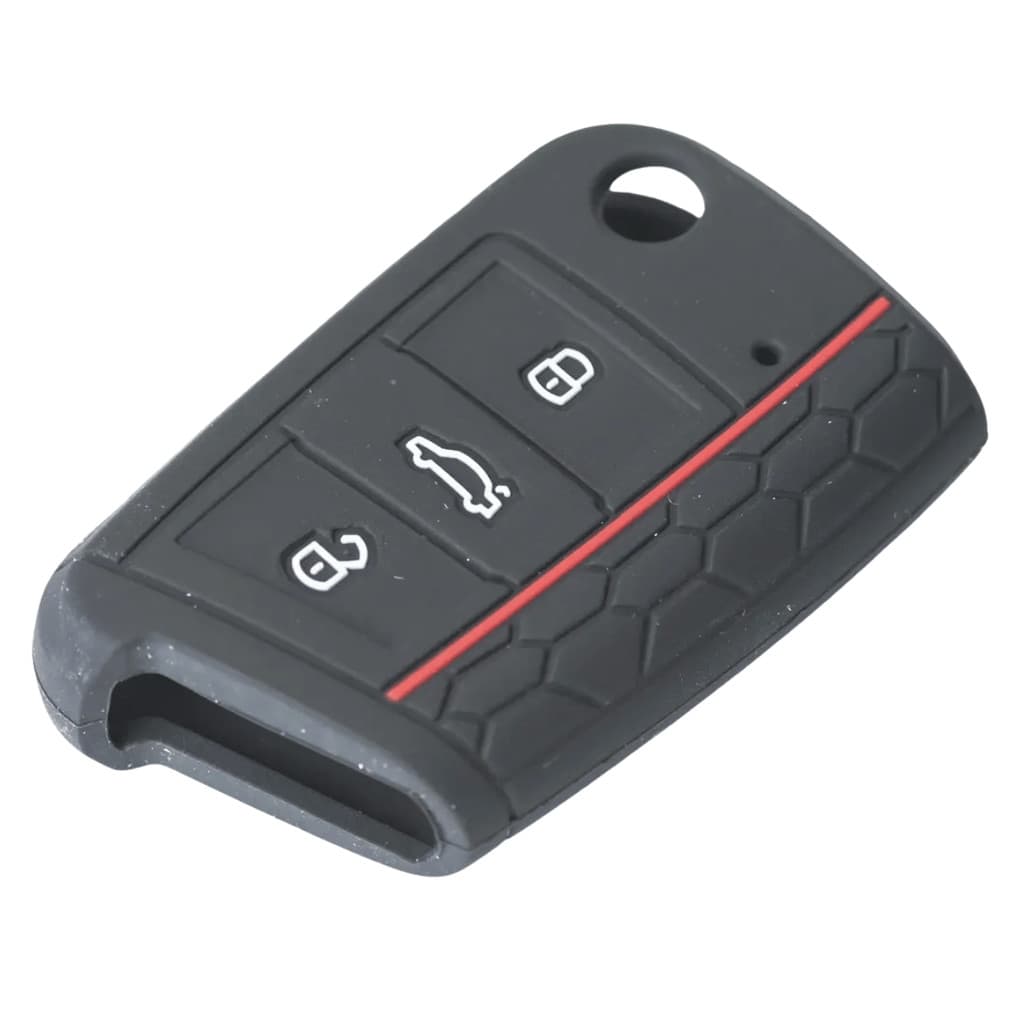 Capa Chave Canivete Silicone Original Volkswagen Preto 6EA087012