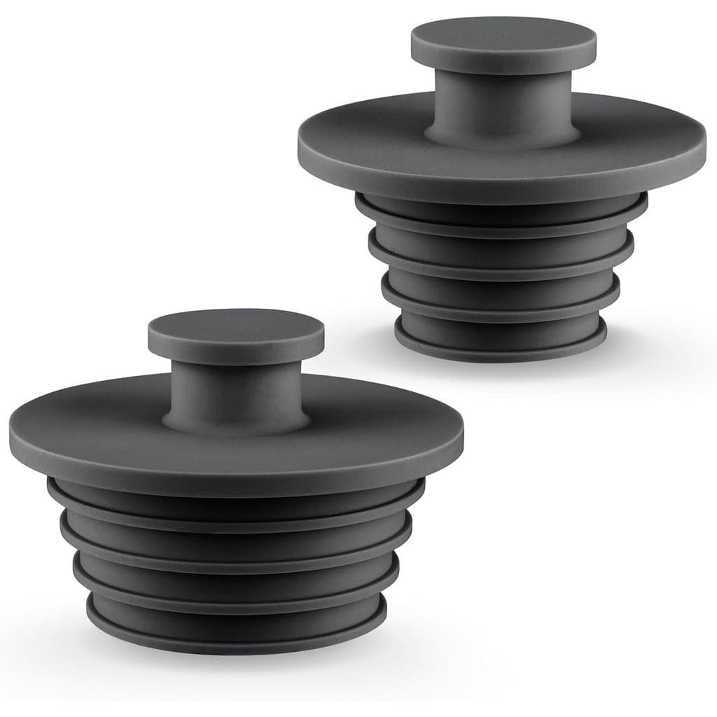 Tampão de Drenagem para Banheira Aluvor, Plugue para Banheira e Pia, 2 peças |   Tampa de silicone para ralo de banheira