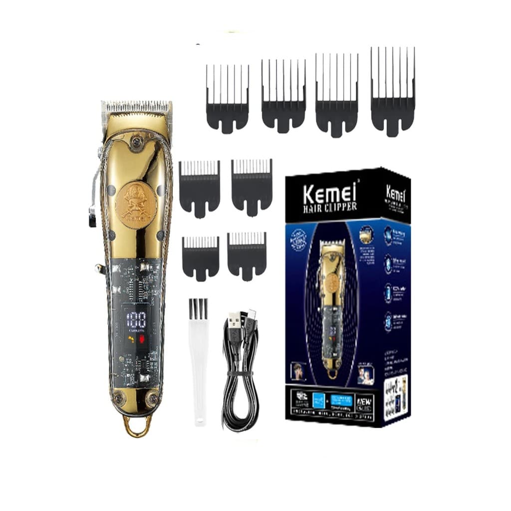 Maquina de Cortar Cabelo Kemei Km 1829