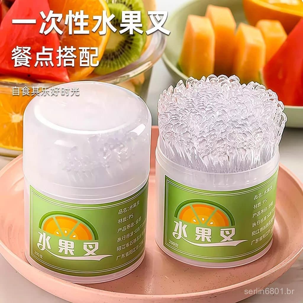 Recipiente multifuncional para lanches e frutas, descartável, transparente, espesso, criativo, para uso doméstico, com a