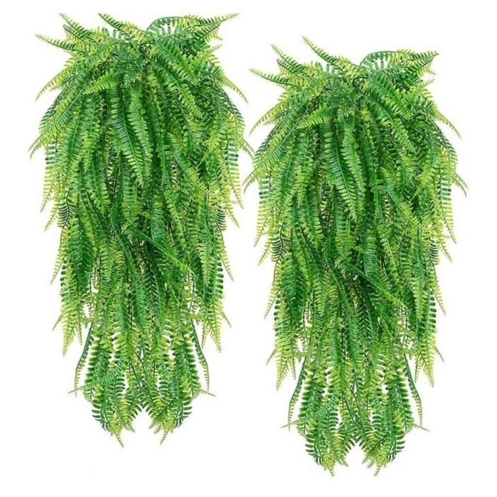 Folha de Samambaia Artificial  75cm Pendurada Verde Artificia enfeitar Enfeitar
