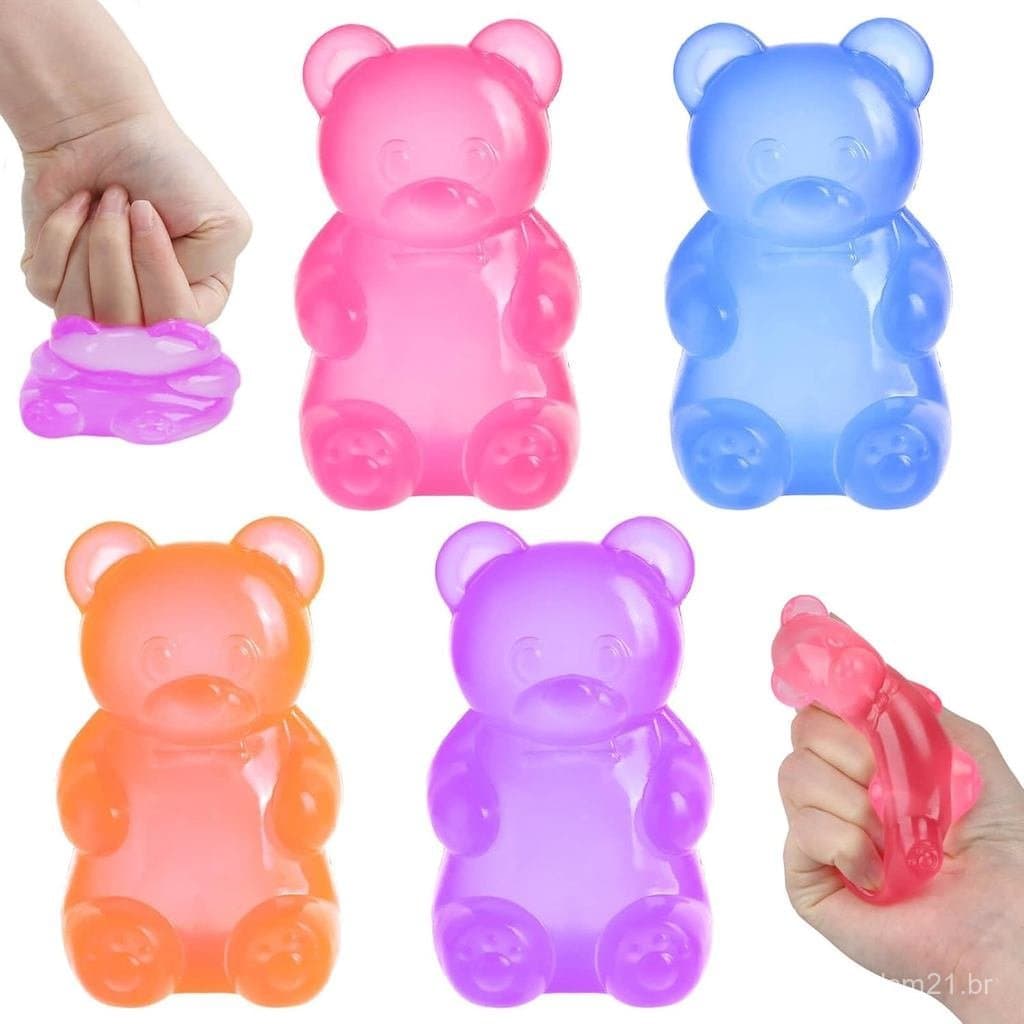 Brinquedos Antiestresse YOTOY para Crianças e Adultos - Urso de Goma - Alívio da Ansiedade e do Estresse, de Elevação Le