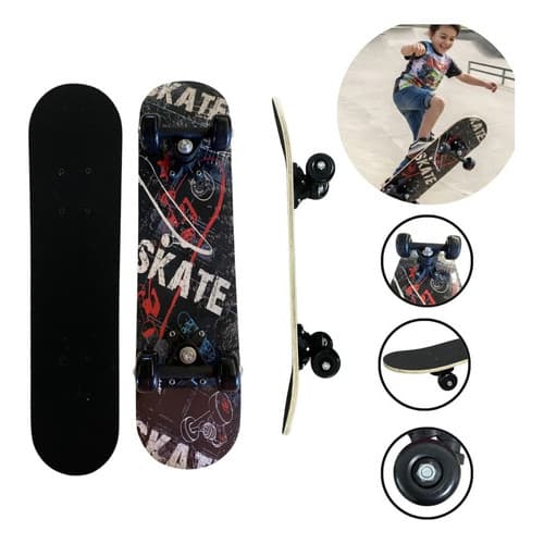 Skate Infantil Juvenil 24 Unissex Shape Skate Iniciante Way