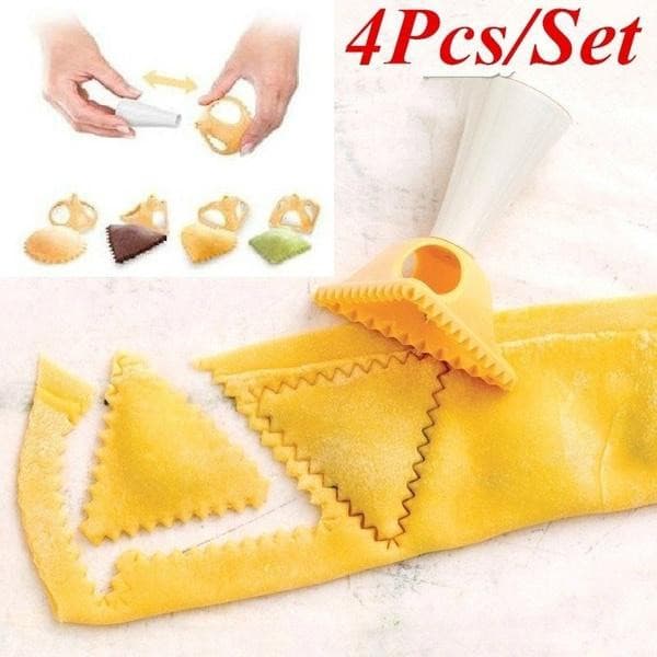 Conjunto de 4 formas para bolo/forma multifuncional criativa de plástico para bolinhos/forma para prensar massa de donut