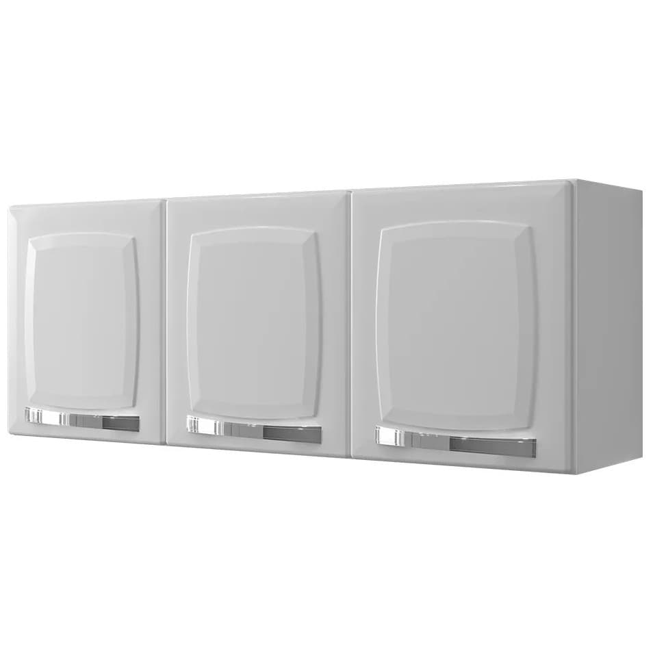Armário de Aço Itatiaia Rose 105 3 Portas Branco