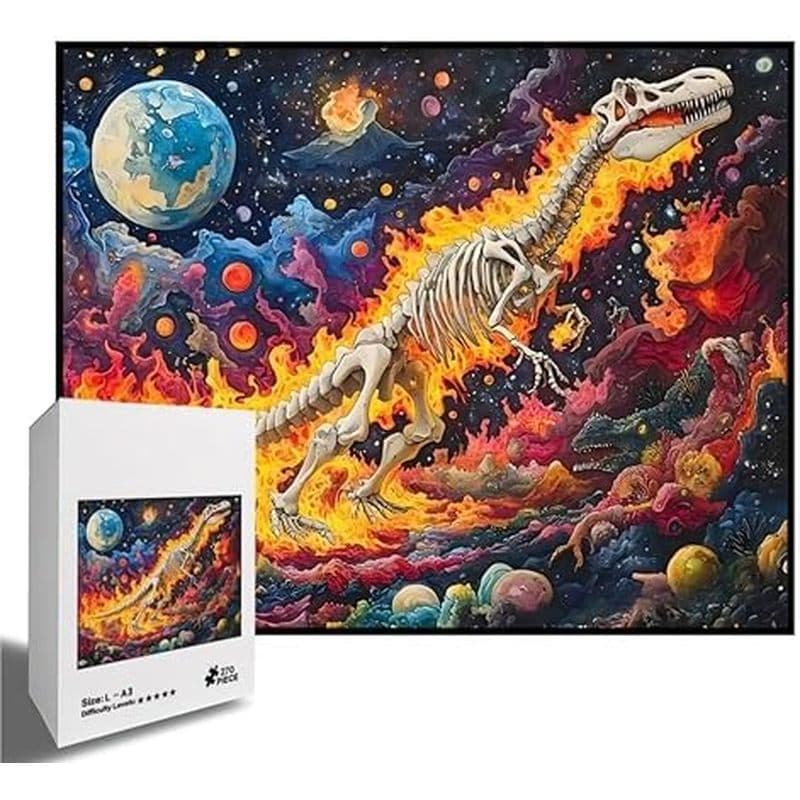 Quebra-Cabeças De Madeira Para Adultos , Cabeça Flamingo Tyrannosaurus Rex , Formas De Dinossauro Exclusivas Presentes A