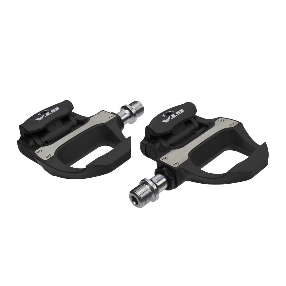 Pedal Clip Gta Rolamentado Com Taco Bicicleta Speed Mtb