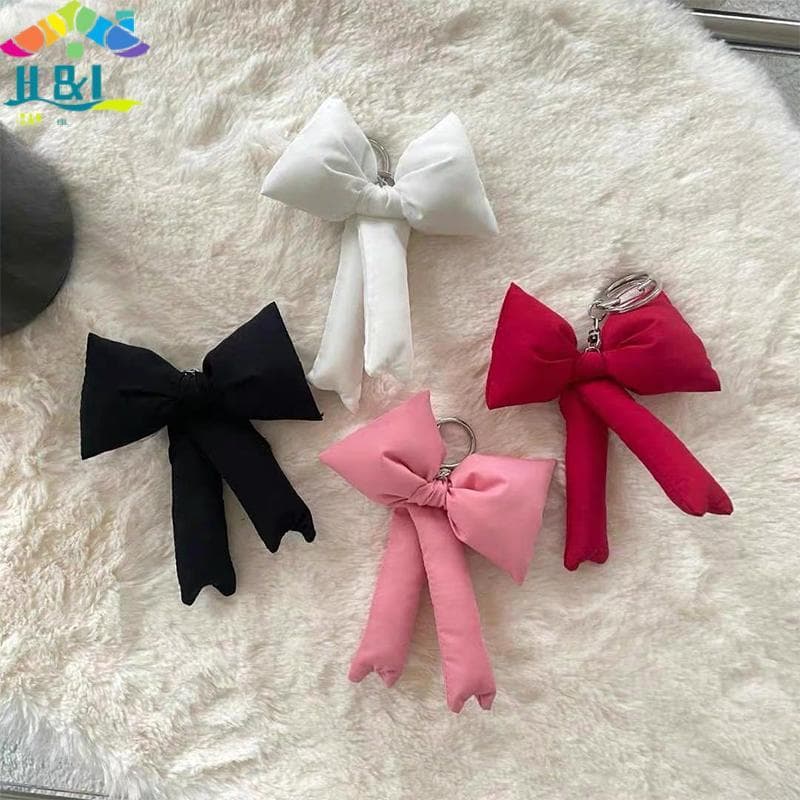 Chaveiro H & L Com Laço Fofo Da Moda Para Mulheres , Meninas , Bolsa Doce E Legal , Pingente , Decoração , Corrente De T
