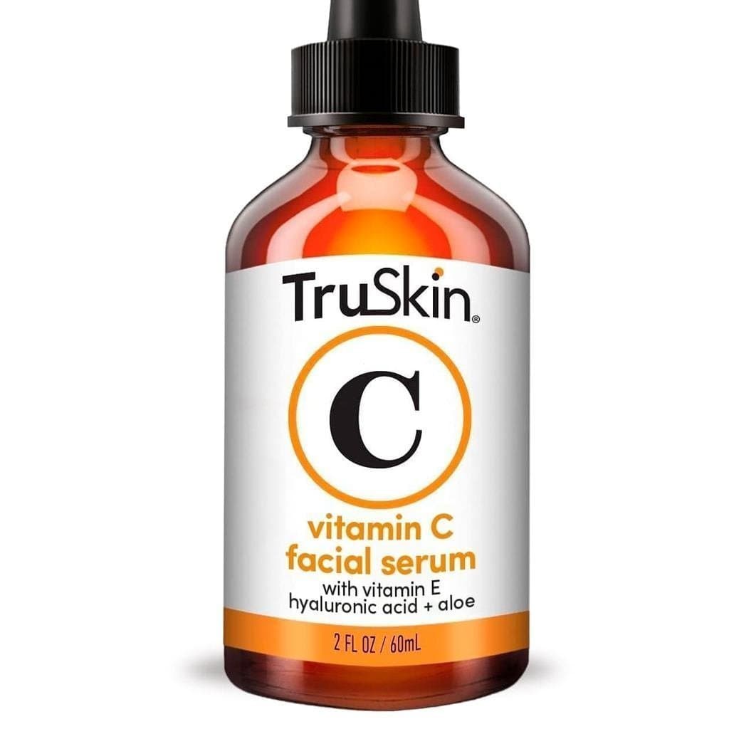 Sérum Facial de Vitamina C TruSkin – Sérum facial anti-envelhecimento que contém vitamina C, ácido hialurônico e múltipl