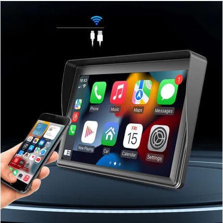 Áudio multimídia para carro Universal Carplay Sistema Android e IOS Câmera de ré com tela de 7 polegadas