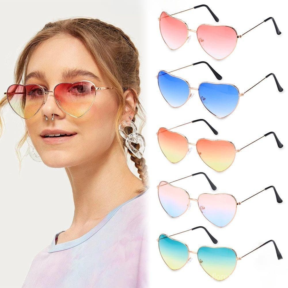 Me Óculos De Sol De Sol Feminino Em Formato De Coração Com Proteção Uv 400