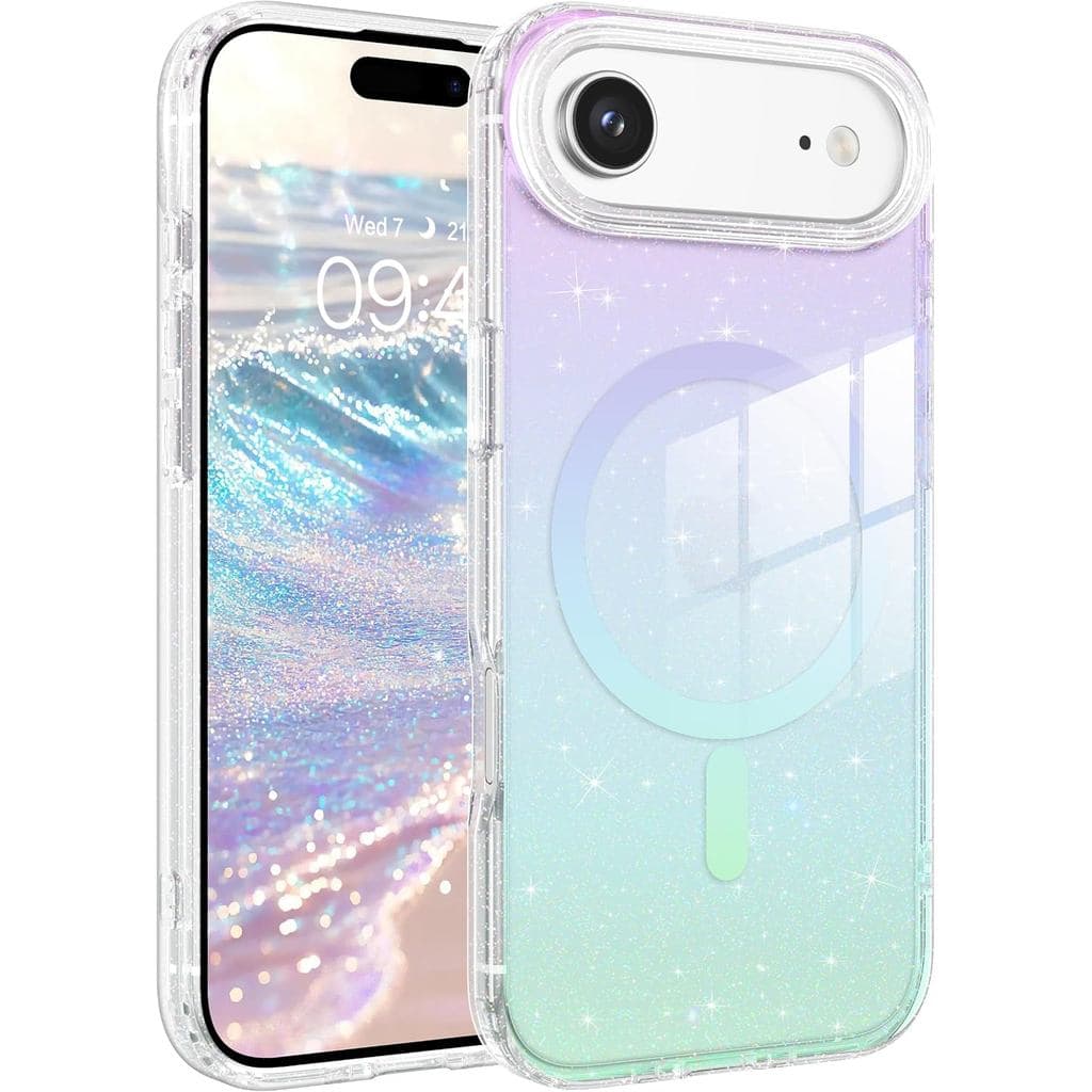 Capa Magnética BENTOBEN para iPhone Air 6.5", Compatível com Magsafe, Brilhante, Glamourosa, Fofa, Fina, Protetora, para