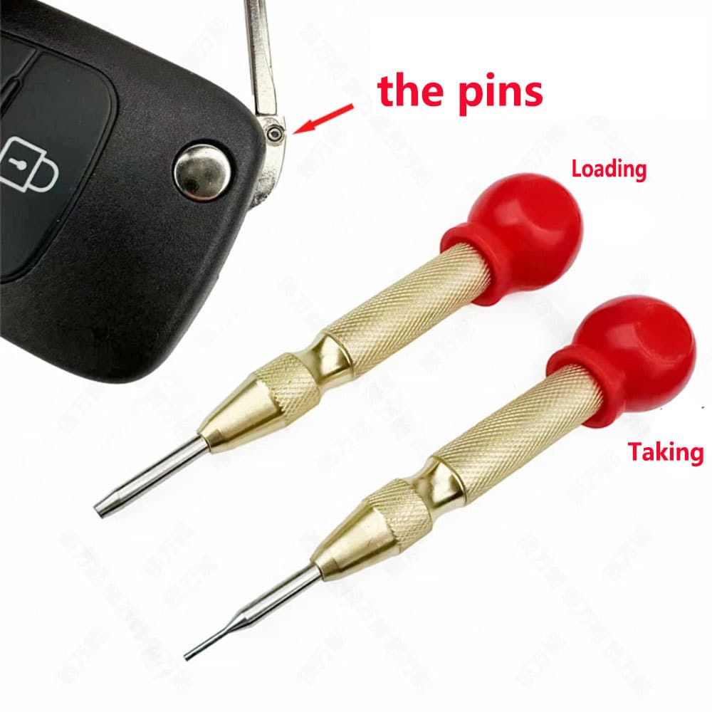 2 Pçs/set Pinos De Substituição Rápida Tomando E Carregando Ferramentas De Pino De Fixação De Chave De Controle Remoto D