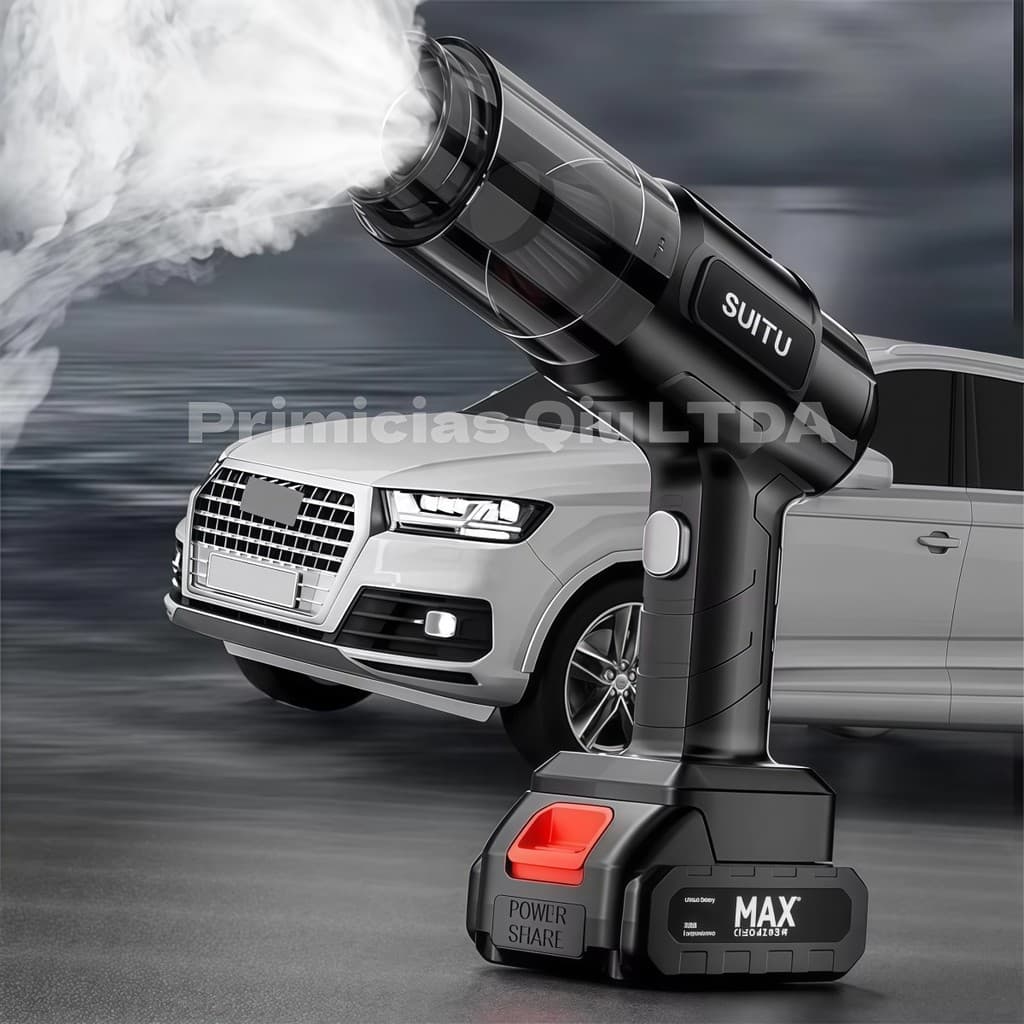 Aspirador De Pó Para Carro Sem Fio 48V - 3000mAh / 30W Recarregável De Alta Potência DKL
