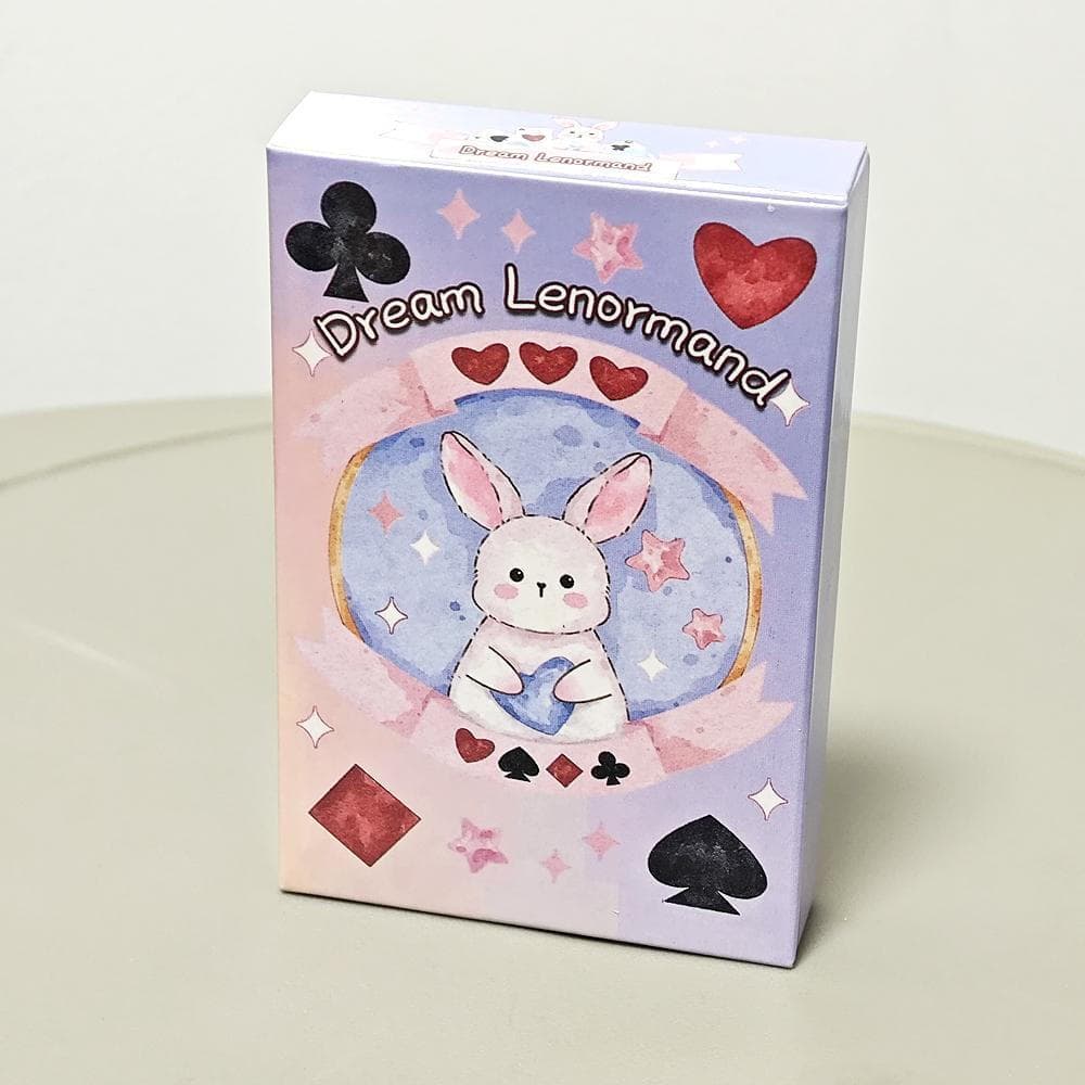 9 * 6cm Dream Lenormand Romântico 40 Cartões Imbuindo-Os Com Uma Essência De Charme Sonhador Reminiscente De Contos De F