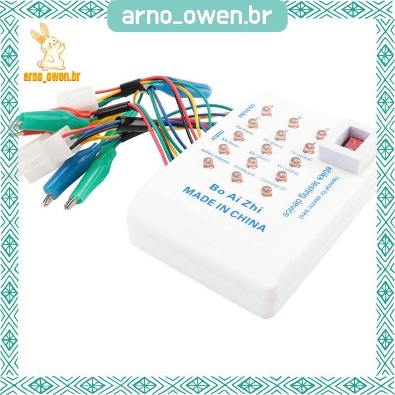 [arno_owen.br] 1Pc 24V/36V/48V/60V/72V Electro Car E-Bike Scooter Controlador De Motor Sem Escova Testador Módulo Eletrô